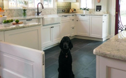 Eastport kitchen poodle pocket gate