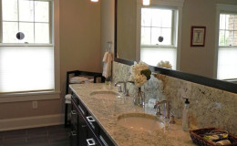 Master bath vanity